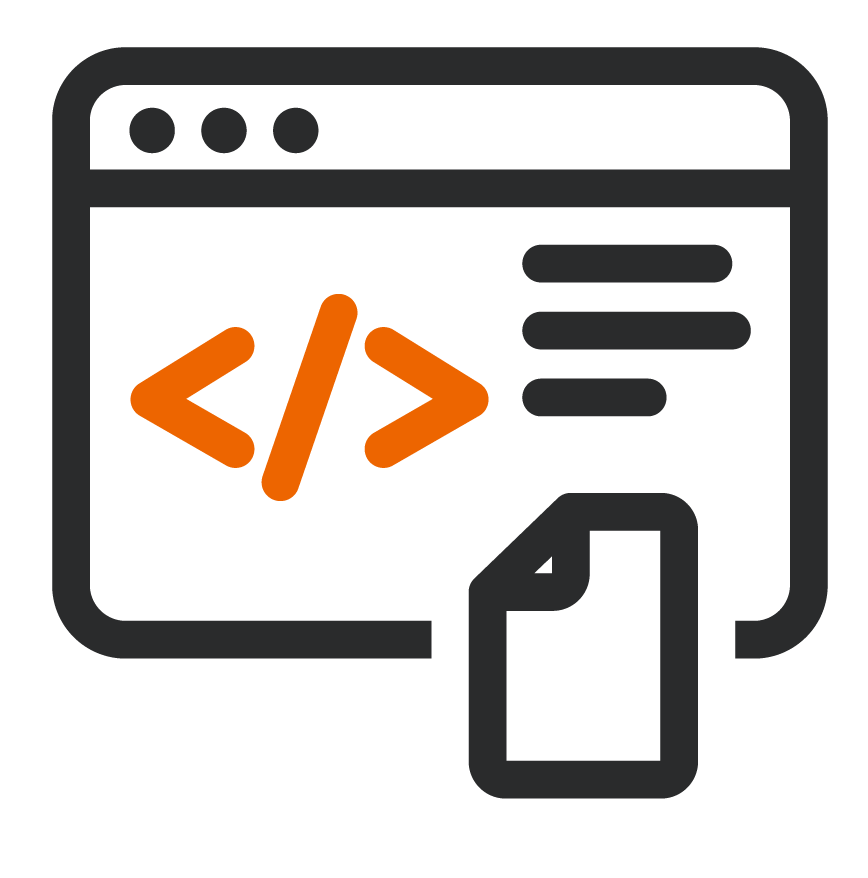 Frontend-Design mit HTML und CSS Icon